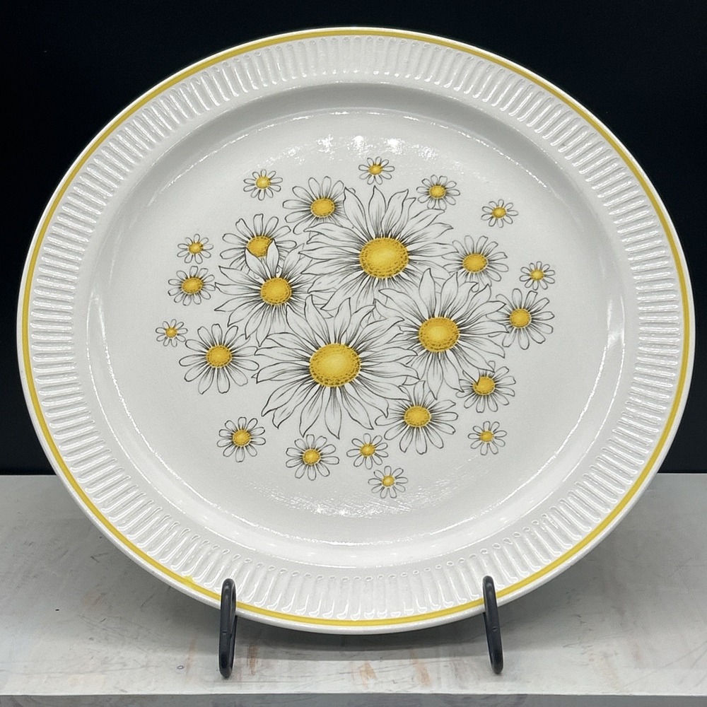 Vintage Atkins Ironstone Ware Daisy Japan 12" Plate